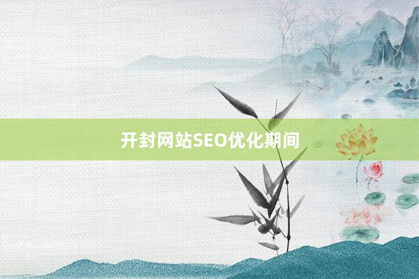 开封网站SEO优化期间